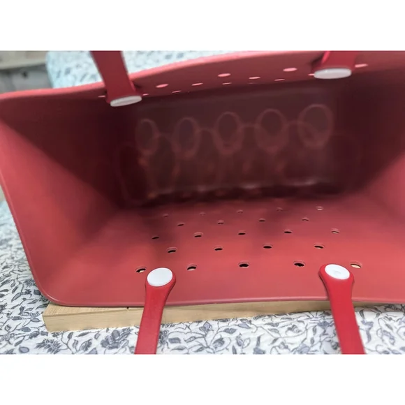 Women's Unbranded Tote Bag Large - Wine Red - Picture 5 of 7